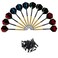 Accmor 12 Pcs Darts Plastic Tip Soft Tip Darts Set 14g Plastic Tipped Dart Attach Extra 36 Black 2BA Replacement Tips Soft Tip Darts for ElectronicPlastic Dartboard