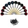 Accmor 12 Pcs Darts Plastic Tip Soft Tip Darts Set 14g Plastic Tipped Dart Attach Extra 36 Black 2BA Replacement Tips Soft Tip Darts for ElectronicPlastic Dartboard