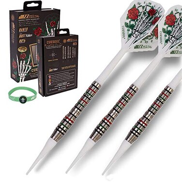 CUESOUL JazzMetal 19g Soft Tip Darts Font Loaded Shape