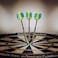 Elkadart unisex adult Prism Steel Tip Darts with Storage Travel Case Silver 24g US