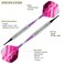 sanfeng Soft Tip Darts Set for Electronic Dart Board 16g Darts Barrel Plastic Tip with 50 Rubber ORings 6 Shafts Extra 50 Replacement Soft Tips Accessories