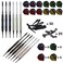 Turnart Darts Plastic Tip Professional Soft Tip Darts Set for Electronic Dartboard 12 Pcs 18 Grams with 50 Extra Tips 24 Flights 2 Flight Protctors and Tool Kit Gift Darts New
