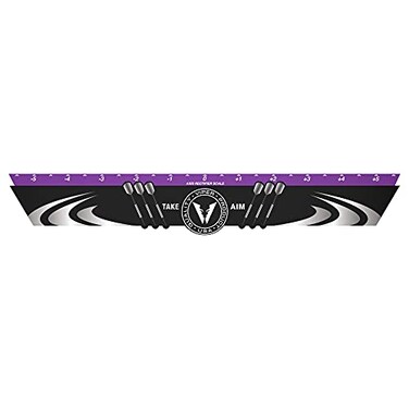 Viper by Viper Edge Dart Throw Line Marker Peel and Stick Dart Board Accessories with Axis Rectifier Scale Regulation Oche Throw Line for Steel Tip and Soft Tip Darts