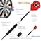 WELLFORM Darts Metal Tip Set12 Pack 26 Grams Steel Tip Darts SetProfessional Metal Darts for Dartboard with NonSlip Iron Barrel Aluminum Shafts Extra Flights Dart Sharpener Wrench Gift Box