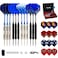 WELLFORM Darts Metal Tip Set12 Pack 26 Grams Steel Tip Darts SetProfessional Metal Darts for Dartboard with NonSlip Iron Barrel Aluminum Shafts Extra Flights Dart Sharpener Wrench Gift Box