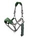 LeMieux Vogue Fleece Headcollar Halter Leadrope Hunter Green Cob