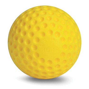 Jugs Yellow Dimpled Baseballs 9Inch One Dozen