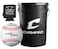 CHAMPRO Champro CBB90 Durahide Cover Baseballs in a Black Champro Bucket 30 Balls and one Rods Can Sleeve Included