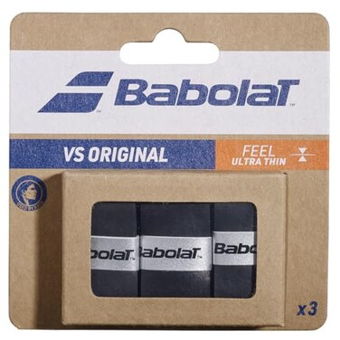 Babolat VS Original Overgrip 3 Per Pack Black One Size