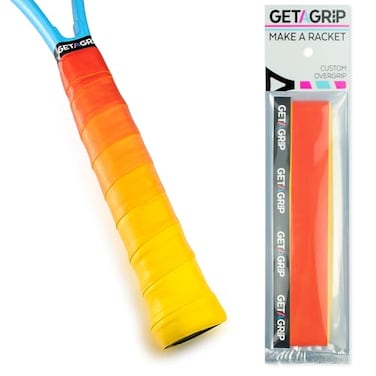 Get A Grip Racket Overgrips AntiSlip Tennis Grip Wrap Sweat Absorbent QuickDry Handle Tape for Tennis Padel Pickleball Game Sunset Match 1
