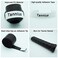 Tannius Tennis Racket Grip Tape 9 Pack Dry Feel Tennis Grips Absorbent and Enhanced Tennis Overgrip 6Pack Black