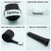 Tannius Tennis Racket Grip Tape 9 Pack Dry Feel Tennis Grips Absorbent and Enhanced Tennis Overgrip 6Pack Black
