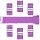 Tannius Tennis Racket Grip Tape 9 Pack Dry Feel Tennis Grips Absorbent and Enhanced Tennis Overgrip 6Pack Purple