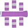 Tannius Tennis Racket Grip Tape 9 Pack Dry Feel Tennis Grips Absorbent and Enhanced Tennis Overgrip 6Pack Purple