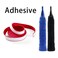 Gloperti Towel Grip Badminton Racket Grips Cotton Anti Slip Absorbent Sweatband Tape with Adhesive Backing for BadmintonPickleballPaddle Racket Assorted Colours 2 One Black One Blue