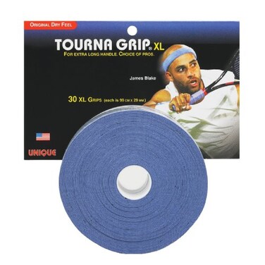 Tourna Unique Extra Long Original Dry Feel Tennis Grips 30 Grips