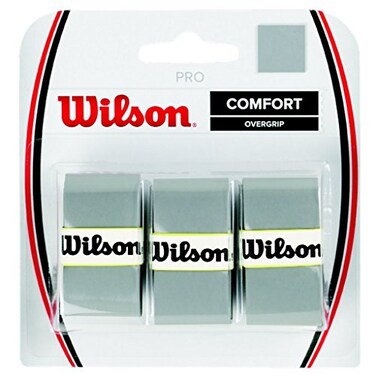 WILSON Pro Overgrip Comfort 3 Pack Silver