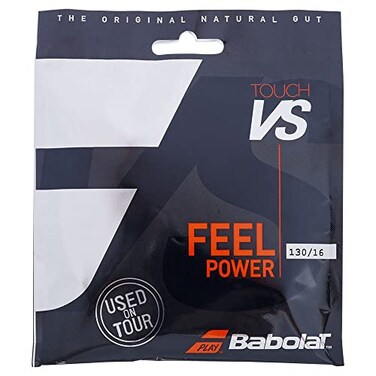 Babolat VS Touch 16130mm Natural Gut String Black 16