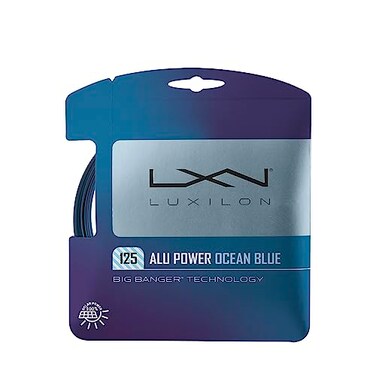 WILSON Luxilon ALU Power 125 Tennis String Set Ocean Blue