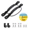 WILLWIN 2 Pcs Kayaks Canoe Side Mount Handles Replacement with Bungee Cord Paddle Holder Accessories 2 Pcs J Hook with Hardware Kit for Luggage Handle Cooler Handle Incubator Handle
