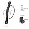 WILLWIN 2 Pcs Kayaks Canoe Side Mount Handles Replacement with Bungee Cord Paddle Holder Accessories 2 Pcs J Hook with Hardware Kit for Luggage Handle Cooler Handle Incubator Handle