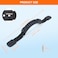 ORLANG 4 Pcs Kayak Carry Handles 2Hole Kayak Replacement Handles with Screws Canoe Boat Side Mount Carry Handle Boat Carry Handle Replacement Suitable for Kayaks Luggage Suitcase Black