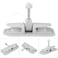 Alomejor Kayak Paddle HolderSecure PVC Oar Lock PatchCanoe Paddle Lock for Kayakers canoeists and Inflatable Boat Users for Fishing Recreation Travel