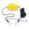 MOPHOEXII Anchor Marker Buoy 30 ft Marine Rope Tow Line Anchor Buoy Float Leash Stainless Steel HookHigh Visibility Anchor Line Float
