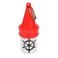 SEACHOICE 78081 HighVisibility Floating Key Buoy with Dry Storage Red