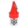 SEACHOICE 78081 HighVisibility Floating Key Buoy with Dry Storage Red