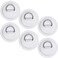 TOBWOLF 6 Pack 433 11cm Stainless Steel DRing Patch for Inflatable Boat Kayak Dinghy SUP Circular DRing PVC Patch StandUp Paddleboard Canoe Rafting Accessories NO Glue Included White