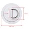 TOBWOLF 6 Pack 433 11cm Stainless Steel DRing Patch for Inflatable Boat Kayak Dinghy SUP Circular DRing PVC Patch StandUp Paddleboard Canoe Rafting Accessories NO Glue Included White