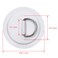 TOBWOLF 6 Pack 433 11cm Stainless Steel DRing Patch for Inflatable Boat Kayak Dinghy SUP Circular DRing PVC Patch StandUp Paddleboard Canoe Rafting Accessories NO Glue Included White