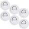 TOBWOLF 6 Pack 433 11cm Stainless Steel DRing Patch for Inflatable Boat Kayak Dinghy SUP Circular DRing PVC Patch StandUp Paddleboard Canoe Rafting Accessories NO Glue Included White