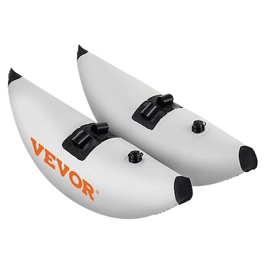 VEVOR Kayak Stabilizers 2 PCS PVC Inflatable Kayak Outrigger Float with Sidekick Arms Rod Standing Float Stabilizer System Kit for Kayaks Canoes Fishing Boats