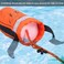 Wowangce Water Rescue Throw Bag with Rope and 2 Emergency Whistles with Lanyard Emergency Rescue Rated to 1844lbs for Kayaking Boating Fishing Rafting High Visibility50 Ft Rope