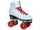Epic Skates Classic White with Red Wheels Roller Skates 7 ClassWhRed07