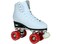 Epic Skates Classic White with Red Wheels Roller Skates 7 ClassWhRed07