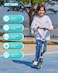 Gotrax K03 Kick Scooter for Kids 5 LED Lighted Wheels and Adjustable Handlebars Lightweight Design and AntiSlip Deck Max Load 110 Lbs Kids Scooter for Boys Girls Ages 3 Black
