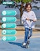 Gotrax K03 Kick Scooter for Kids 5 LED Lighted Wheels and Adjustable Handlebars Lightweight Design and AntiSlip Deck Max Load 110 Lbs Kids Scooter for Boys Girls Ages 3 Black