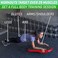 GoSports Fitness Core Hub Plank Board with Smart Phone Integration for Full Body Workouts Blue or Red