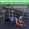 GoSports Fitness Core Hub Plank Board with Smart Phone Integration for Full Body Workouts Blue or Red