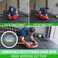 GoSports Fitness Core Hub Plank Board with Smart Phone Integration for Full Body Workouts Blue or Red