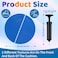biguphate Wobble Cushion Set for Core Body Balance Training Wiggle Disc Plus 4 Hedgehog Balance Pods and Pump Inflatable Stepping Pads for AdultsBlue