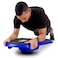 GoSports Fitness Core Hub Plank Board with Smart Phone Integration for Full Body Workouts Blue