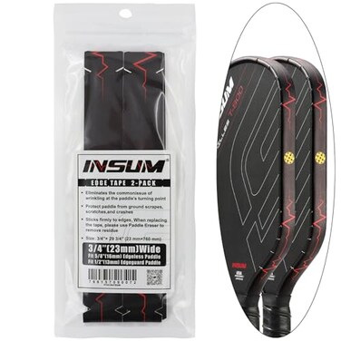INSUM Pickleball Paddle Edge Guard Tapes Protection Tapes PreCut V 202326mm Width Protective Tapes for All Thickness Edges
