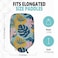 Palms-O-Aces PalmsOAces Elongated Pickleball Paddle Cover Canvas Padded Pickleball Paddles Sleeve with Zipper Lightweight Protective Paddle Case for Paddles Paddle Cover Accessory Mod Tropics