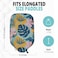 Palms-O-Aces PalmsOAces Elongated Pickleball Paddle Cover Canvas Padded Pickleball Paddles Sleeve with Zipper Lightweight Protective Paddle Case for Paddles Paddle Cover Accessory Mod Tropics