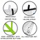 RayaLife Portable Pickleball Net Badminton Net 2 in 122ft Width Standard Net Size Indoor Outdoor MultiSport Net Weatherproof Durable Easy Assembly