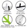 RayaLife Portable Pickleball Net Badminton Net 2 in 122ft Width Standard Net Size Indoor Outdoor MultiSport Net Weatherproof Durable Easy Assembly